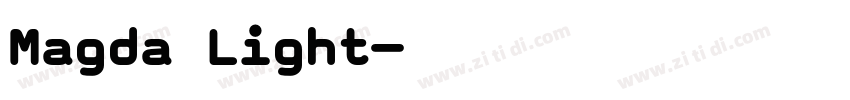 Magda Light字体转换